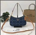NWT Coach CAF82 Denim/Natural Teri Shoulder Bag Signature Denim Outlet Products