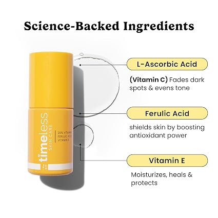 Timeless Skin Care 20% Vitamin C + E Ferulic Acid Serum – 1 oz