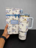 Stanley x LoveShackFancy 40oz Quencher Tumbler – Rosa Beaux Blue