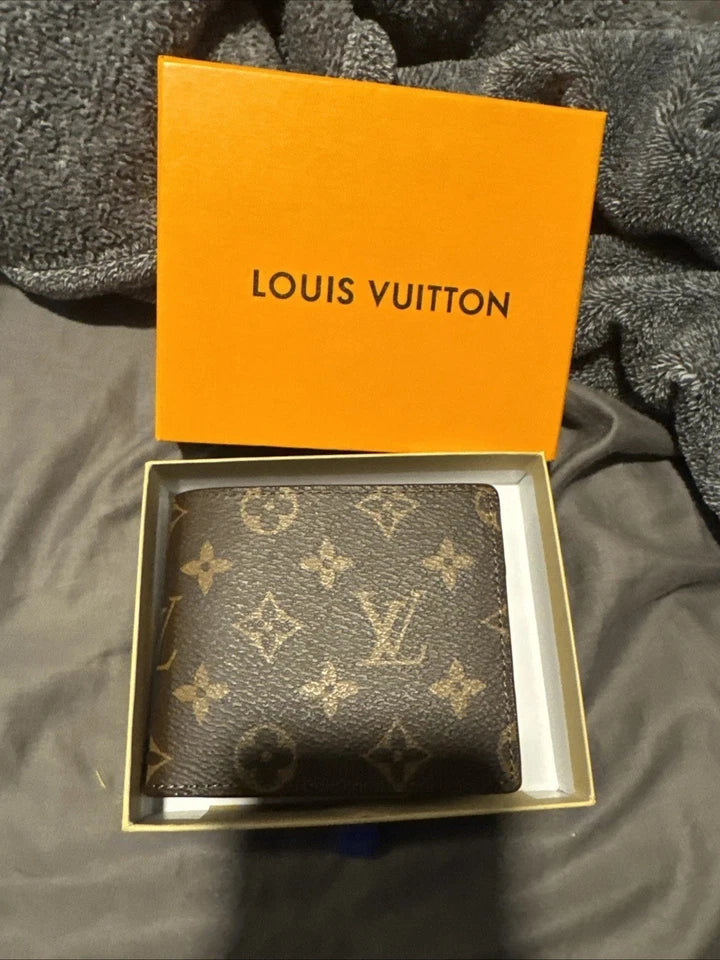 Louis Vuitton Authentic Genuine Leather Wallet – New Luxury Designer Wallet